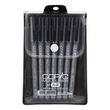 Cj Caneta Técnica Copic Multiliner Set A2 C 7 Unid