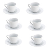 Cj De 6 Xícaras Café C pires Limoges Vendange 100ml
