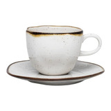 Cj De 6 Xicaras De Cafe C Pires Maresia 75ml Oxford