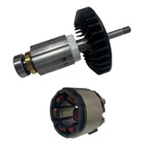 Cj Rotor Estator P Esmeril Bateria Dga504 454 Makita