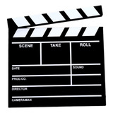 Claquete Cinema Mdf Grande Madeira 29x27cm Studios Movie