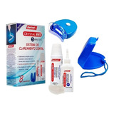 Clareamento Dental Caseiro Crystal White Kit Moldes E Luz
