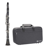 Clarinete Bb si Bemol Harmonics 17 Chaves Case Extra Luxo