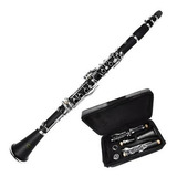 Clarinete Custom Boehm Si Bemol 17 Chaves C Case Top