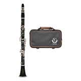 Clarinete Eagle 17 Chaves Sib Cl04n Cor Preto Cor Das Chaves Dourado