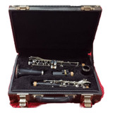 Clarinete Nacional Marca Weril Sib 17 Chaves Estojo Antigo
