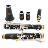 Clarinete Si Bemol 17 Chaves Divine Completa 15 Off
