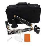 Clarinete Sib Bemol 17 Chaves Slade C Estojo E Acessórios