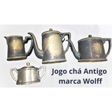 Classico Jogo De Chá Wolff 4pçs Raridade Lindo Raridade