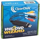 ClearClick Assistente De VHS Para DVD Com Grabber De Vídeo USB E Suporte Técnico Gratuito Dos EUA