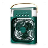 Climatizador Portatil Mini Ar Condicionado Refrescante Cor Verde escuro 110v 220v