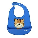 clingo babador silicone bolso coletor tigre