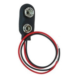 Clip Bateria 9v 180 Rabicho De 12 Cm Embalagem 100 Pçs