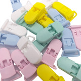 Clip Jacaré Base P Prendedor De Chupeta 25x42mm 10 Peças