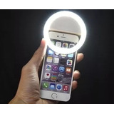 Clipe Anel Led Flash Selfie 3 Níveis De Luz Celular Noteboo