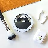 Clipe Anel Led Luz Branca Selfie Para Celular Mini Ring Light PRETO