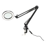 Clipe Regulável De Lupa Led 5x Para Leitura