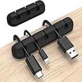 Clipes De Cabo Branco Gerenciamento De Cabo Organizador De Cabo Organizadores De Cabo USB Cable Holder Wire Organizer Cord Clips 2 Pacotes De Suporte De Cabo Para Casa E Escritório De Carro De Mesa 5 3 Slots