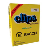 Clips 2 0 Bacchi 500 Grs Com 720 Unidades