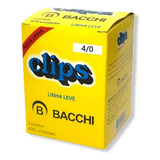 Clips 4 0 Com 420 Unidades Cor Cinza Bacchi