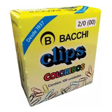 Clips Colorido Nr 5 Com 300 Unidades Convites Cor Multicores