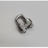 Clips Grampo Para Cabo De Aço 3 16 Inox 304 10 Unidades