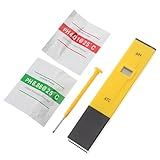 CLISPEED 1 Conjunto De Medidor De Ph Com Solução Tampão Em Pó Atc Ph Calibração Medidor Acessórios De Calibração