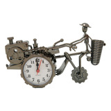 Clock Ornament Desktop Tractor Shape Configuração Precisa D
