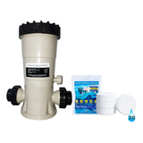 Clorador Automático Piscina Dosador 20 Pastilhas De Cloro