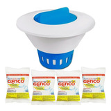 Clorador Margarida Flutuador 4 Tablete Pastilha Cloro 3em1