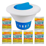 Clorador Margarida Flutuador 6 Tablete Pastilha Cloro Genco