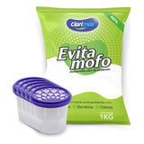 Cloreto De Cálcio Antimofo 1kg 5 Potes Para Antimofo