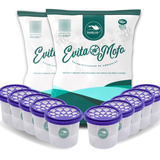Cloreto De Cálcio Antimofo Puro 2kg 10 Potes P 130g