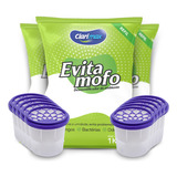 Cloreto De Cálcio Antimofo Puro 3kg 10 Potes P 130g