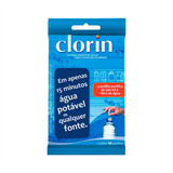 Clorin 10 Pastilhas Purificadora De Água Cantil 10 Litros