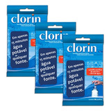 Clorin Com 3 Cartelas Pastilhas Purificadoras De Água