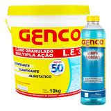 Cloro Granulado Genco 10kg 3x1 Multipla Ação Limpa Borda