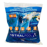 Cloro Granulado Multiação 5 Em 1 De 1kg Limpeza De Piscina