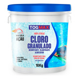 Cloro Limpeza Piscina 3x1 Tratamento 10kg Desinfecção