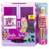 Closet E Boneca Barbie Fashionista Gbk12