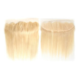 Closure Loiro Frontal De Orelha A Orelha 50cm 100 Humano