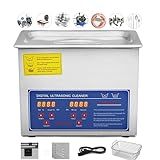 CNAOHGHN 1 3L 10L Limpador Ultrassônico Profissional De Limpeza Por Ultrassom Aquecido Temperatura Ajustável 0 80 Com Temporizador 0 99min Para óculos De Moedas De Relógio De Joias