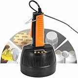 CNAOHGHN Seladora Por Indução Portátil E Integrada Faixa De 20-120 Mm- Máquina Seladora De Tampas De Garrafas De 800-1200W - Orifícios De Dissipação De Calor Em Toda A Volta E Bobina