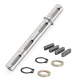 CNCTOPBAOS Diâmetro Do Eixo Duplo De Saída 14 Mm Eixo De Saída 0 55 Eixo Duplo Comprimento De Saída 130 Mm Adequado Para Caixa De Engrenagens De Redutor De Sem Fim Nmrv030 Rv030 Nema23 Motor De Passo
