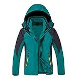 CNSTORE Jaqueta Masculina De Esqui Masculina 3 Em 1 Casaco Impermeável De Inverno Jaqueta Quente De Neve Para Montanha Para Chuva Caminhadas Ao Ar Livre