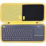Co2CREA Capa Rígida De Substituição Para Teclado Touchpad Sem Fio Logitech K400 Plus