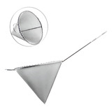 Coador C Cabo P Óleo Chapa De Inox 14x14cm Cônico Multiuso