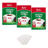 Coador De Café De Papel Filtro Melitta N4 Kit 3