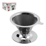 Coador De Café Pour Over Inox Tam 102 Não Precisa Filtro