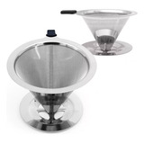 Coador De Café Pour Over Inox Tam 102 Super Prático 